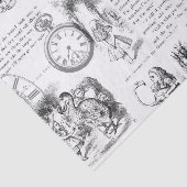 Alice en papier de soie de soie du pays des (Détail)