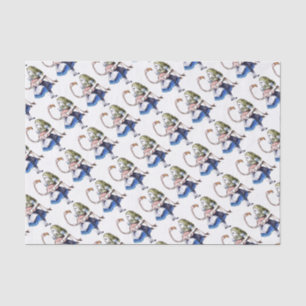 Alice en Roze Flamingo Tissuepapier