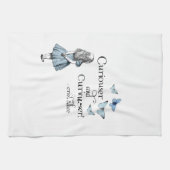 Alice en serviette plus curieuse de papillon du (Horizontal)