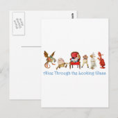 Alice en vrienden door het kijkglas briefkaart (Voorkant / Achterkant)