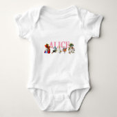 Alice en vrienden in Wonderland Romper (Voorkant)