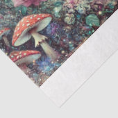Alice en White Rabbit Wonderland Klokken Decoupage Tissuepapier (Detail)