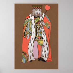Alice en Wonderland Forest Character Painting-11 Poster