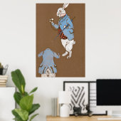 Alice en Wonderland Forest Character Painting-2 Poster (Thuiskantoor)