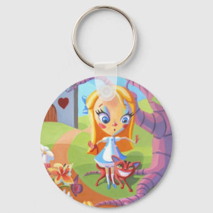 Alice en Wonderland Sleutelhanger