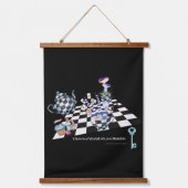 Alice en Wonderland Wandtapijt Art Decor Hangend Wandkleed (Voorkant)