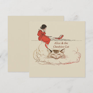 Alice et la carte plate du Chat du Cheshire