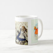 Alice et la tasse de café de ~ de lapin/tasse (Devant droit)