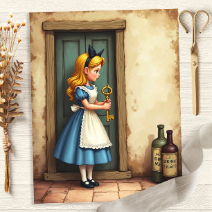 Alice et le papier scrapbooking de la petite porte