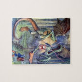 Alice et le puzzle polychrome de Jabberwocky (Horizontal)