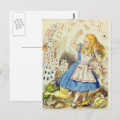 Alice et les cartes Couleur complète (Devant / Derrière)