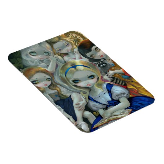 "Alice et les princesses Bouguereau" Flex Magnet (Côté Droit)