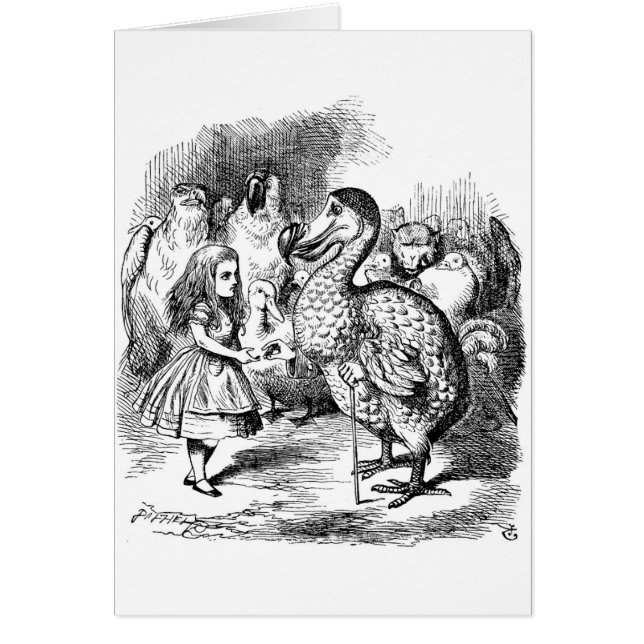 Alice et l'oiseau de dronte (Devant)