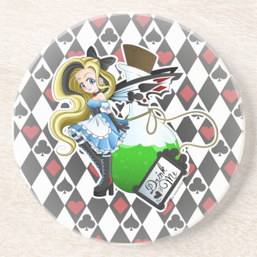 Alice Fairy-Drink Me Anime Onderzetter (Voorkant)