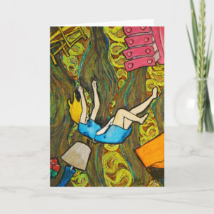Alice Falling-Wenskaart Kaart