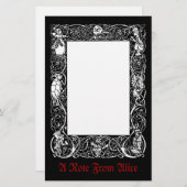  Alice Fancy Grens Briefpapier (Voorkant / Achterkant)