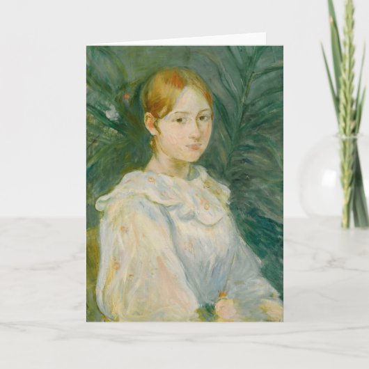 Alice Gamby en Buste | Berthe Morisot Kaart (Voorkant)