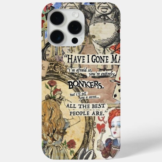 Alice geïnspireerd in Wonderland Case-Mate iPhone Case (Achterkant)