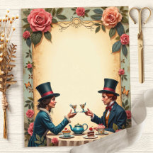 Alice Gekke Hoedenmaker Theepartij Toast Scrapbook
