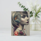 Alice Gemengde Media Briefkaart (Staand voorkant)