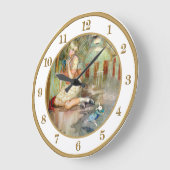 Alice groeit te groot in het konijnenhuis grote klok (Hoek)