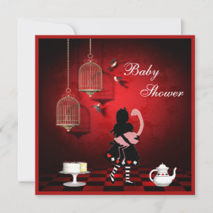 Alice & het Baby shower van de Vogels & van de Kaart