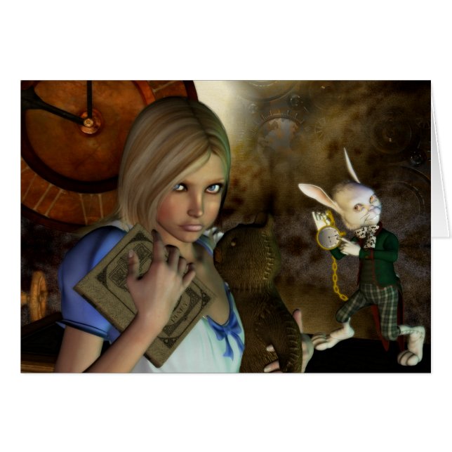 Alice & het witte konijn (Voorkant Horizontaal)