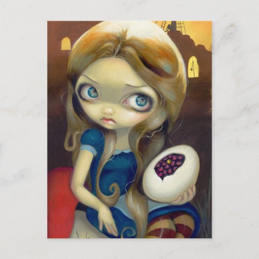 "Alice in a Brueghel Vision"-Briefkaart Briefkaart (Voorkant)