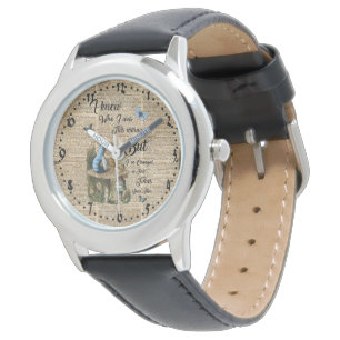 Alice in Art. van het Woordenboek van het Citaat Horloge
