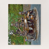 Alice in Central Park. Kerstgroeten Legpuzzel (Verticaal)