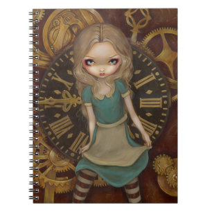 "Alice in Clockwork"-laptop Notitieboek