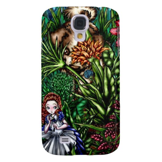 Alice in de tuin Case-Mate samsung galaxy hoesje (Achterkant)