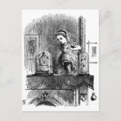 Alice in een Mirror Briefkaart (Voorkant)
