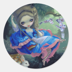 "Alice in Fragonard's Swing" Sticker