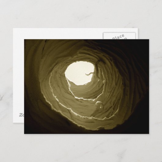 Alice in het Briefkaart van het Gat van het Konijn (Voorkant / Achterkant)