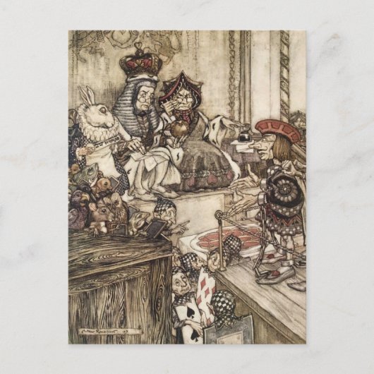 Alice in het Briefkaart Wonderland (Voorkant)