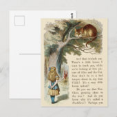 Alice in het Briefkaart Wonderland (Voorkant / Achterkant)