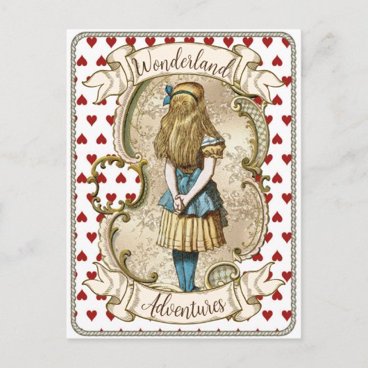 Alice in het Briefkaart Wonderland (Voorkant)