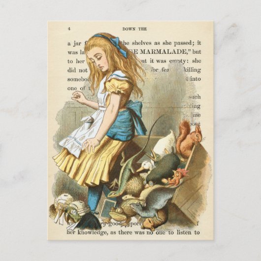  Alice in het Briefkaart Wonderland (Voorkant)