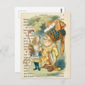  Alice in het Briefkaart Wonderland (Voorkant / Achterkant)