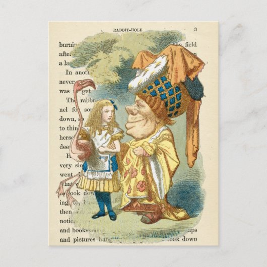  Alice in het Briefkaart Wonderland (Voorkant)