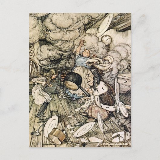  Alice in het Briefkaart Wonderland (Voorkant)