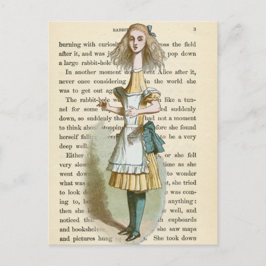  Alice in het Briefkaart Wonderland (Voorkant)