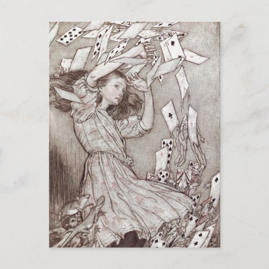 Alice in het Briefkaart Wonderland (Voorkant)