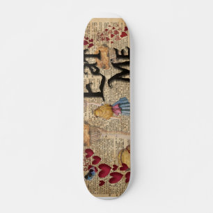 Alice in het Sprookjesland eet me Muffin Skateboard