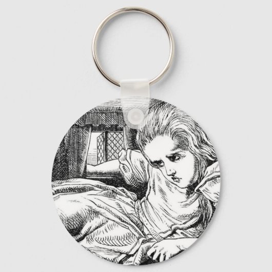 Alice in het Witte konijnenhuis Sleutelhanger (Voorkant)
