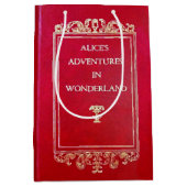 Alice in het Wonderland Book Medium Cadeauzakje (Voorkant)