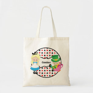 Alice in het Wonderland Cute Custom Children's Boo Tote Bag