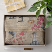 Alice in het Wonderland eet me Muffin Tissuepapier (Geschenk)