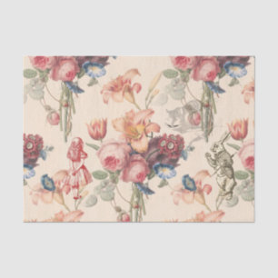Alice in het Wonderland  Garden Flowers Tissue Tissuepapier